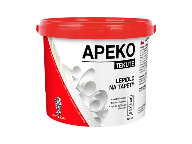Obrázek produktu Lepidlo tekuté APEKO na tapety - 3L