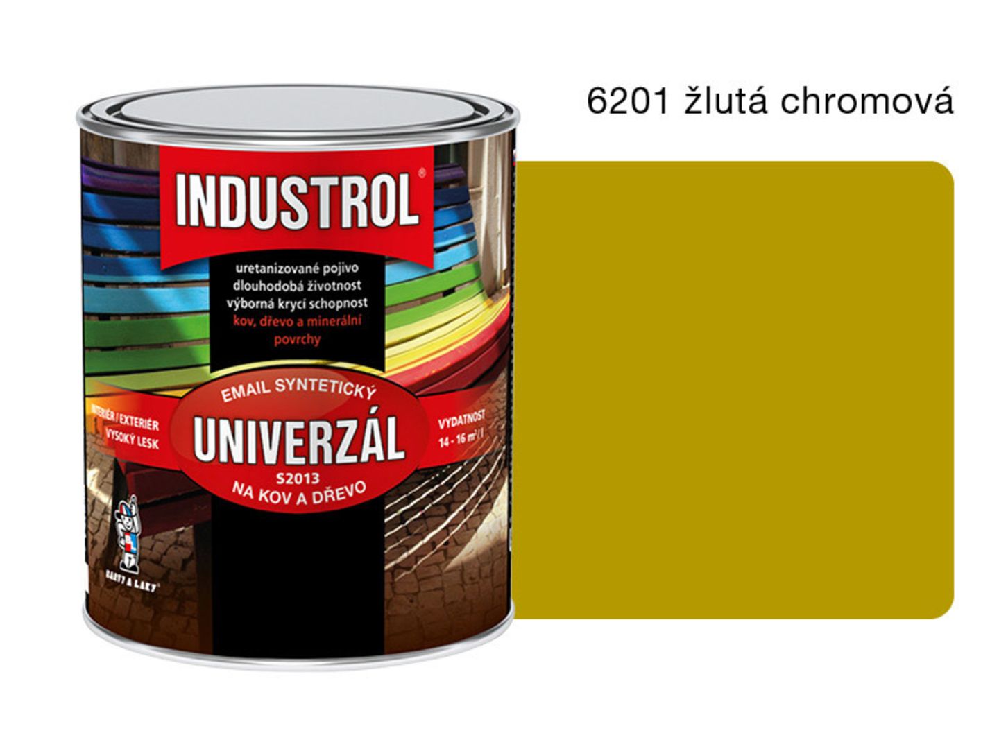 Industrol S2013 6201 žluť chromová 0,375l