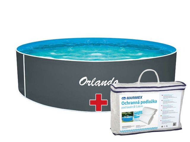 Obrázek produktu Bazén Orlando 3,66x1,07m + Podložka pod bazén 3,66 m ZDARMA