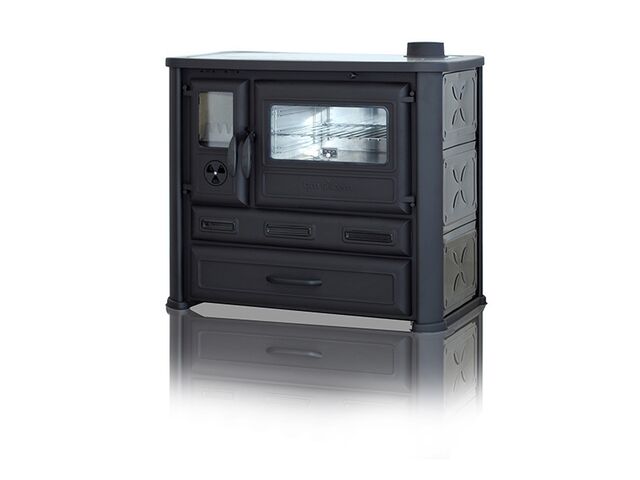 Obrázek produktu Sporák TIM SISTEM Alma Mons, černý, pravý, 6kW