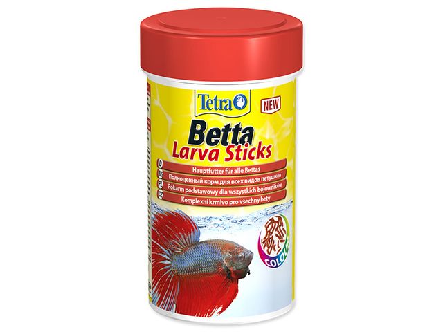 Obrázek produktu Krmivo pro tropické ryby Tetra Betta Larva Sticks 100ml