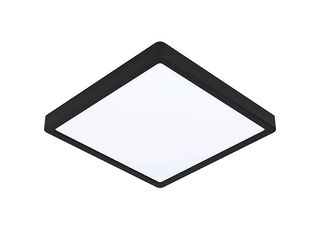 Svítidlo stropní Fueva-Z LED, IP44, 28,5 x 28,5 cm, černá