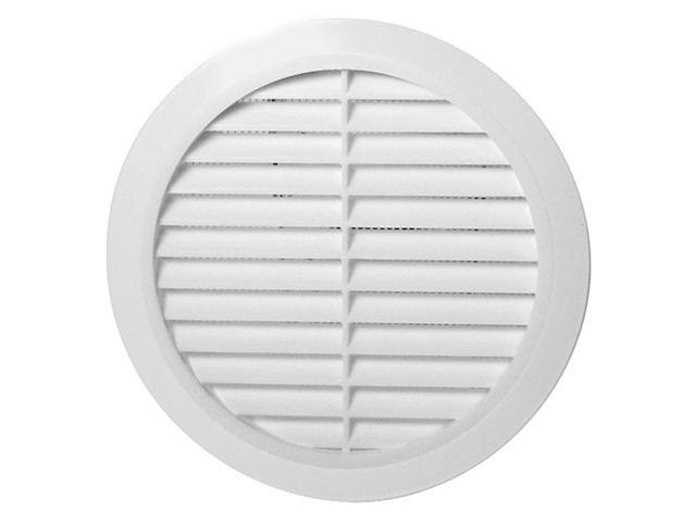 Obrázek produktu Mřížka větrací kruhová se síťovinou pr.150 mm, bílá