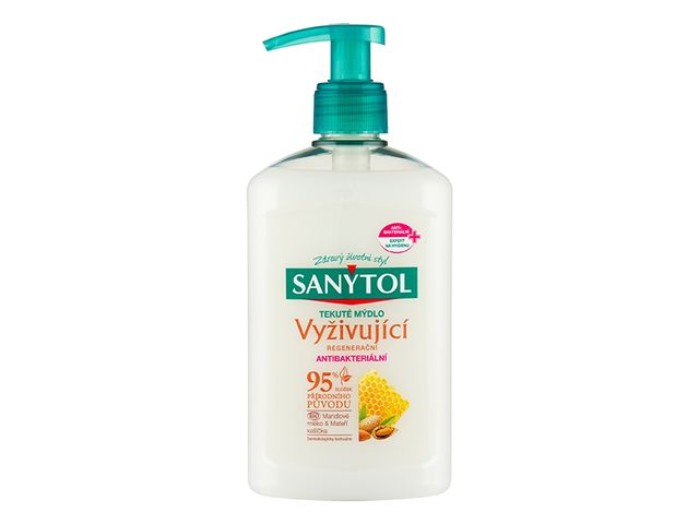 Obrázek produktu Sanytol tekuté mýdlo vyživující bio mandlové mléko a mateří kašička 250ml