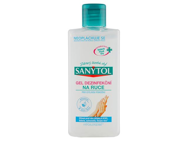 Obrázek produktu Sanytol dezinfekční gel na ruce Allantoin a Aloe vera 75 ml