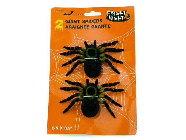 Obrázek produktu Set 2 pavouků na platě, 12cm