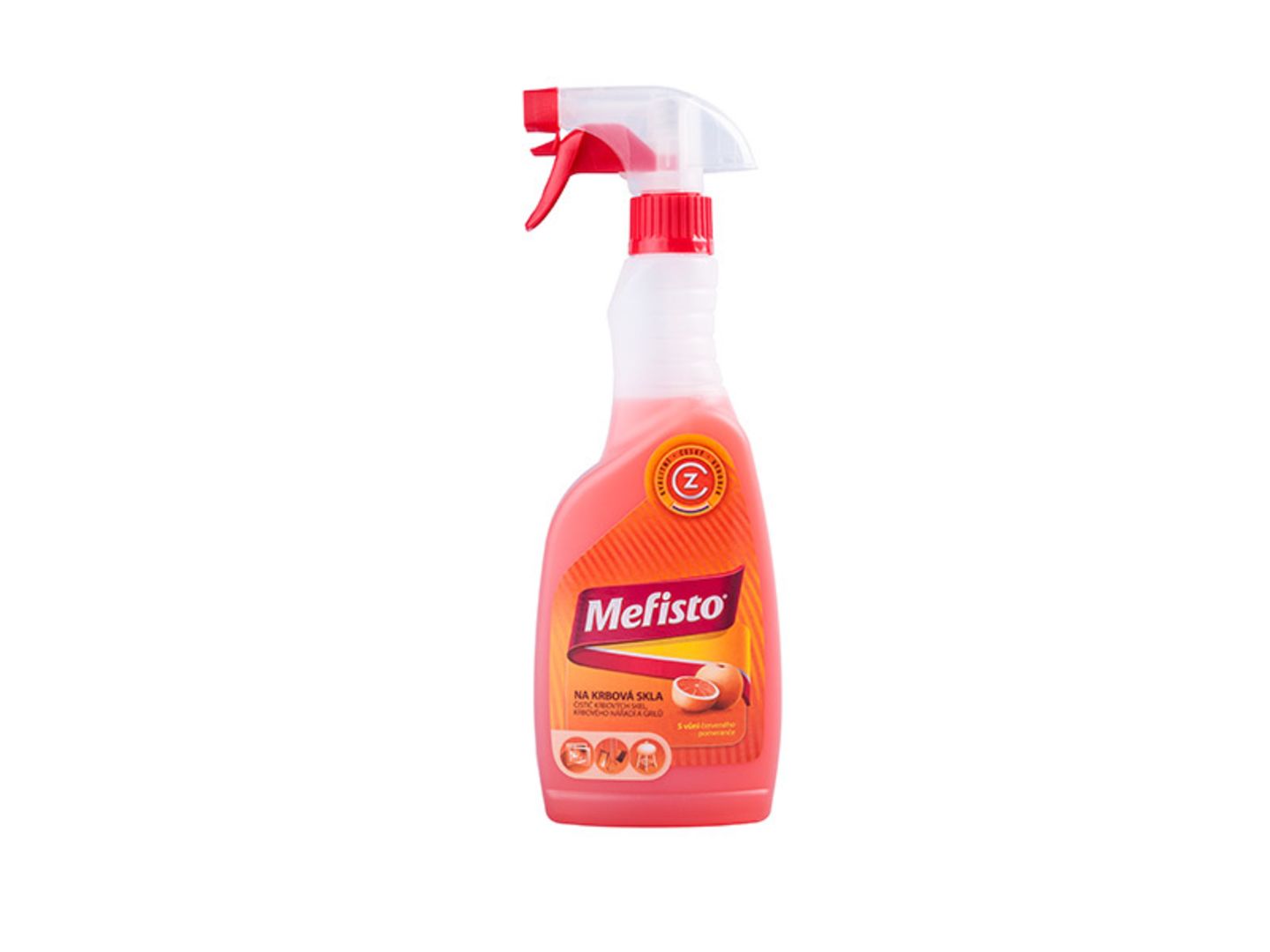 Mefisto čistič krbových skel, grilu, sporáku 500 ml