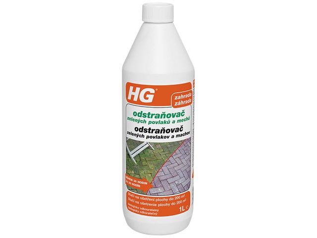 Obrázek produktu HG Odstraňovač zelených povlaků a mechů 1 l