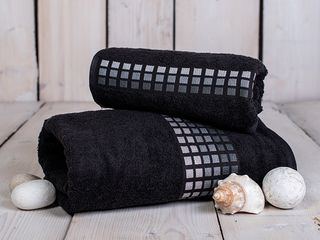 Osuška Darwin 70x140 černá 450g/m2