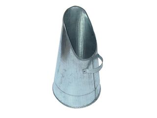 Uhlák kulatý násypný šikmý, pozinkovaný, prům.26cm, výška 50cm