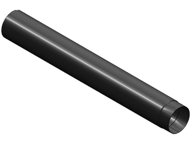 Obrázek produktu Roura kouřová 120mm/1000mm, t.1,5mm, silnostěnná černá mars