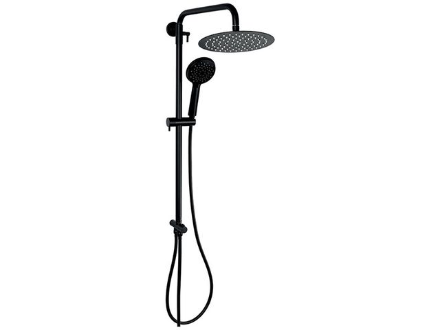 Obrázek produktu Sloup sprchový k nástěnné sprchové nebo vanové baterii, černý