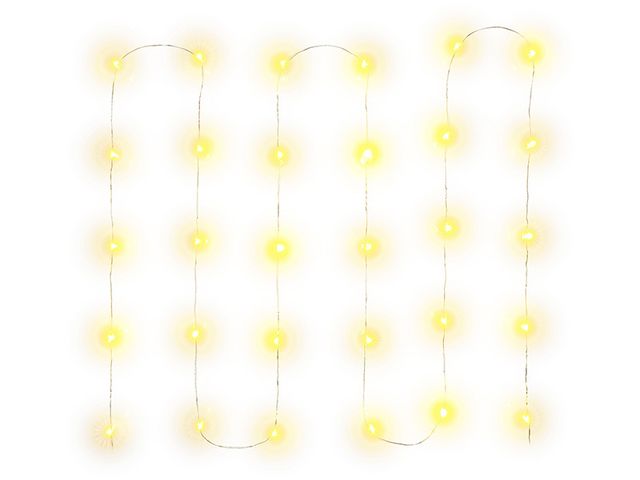 Obrázek produktu Vánoční LED osv. 30ks, nano drátek, na bat., teplá bílá, vnitřní, Retlux