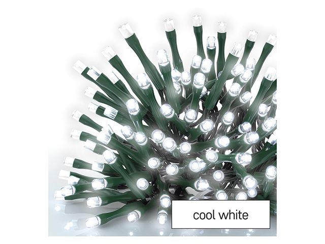 Obrázek produktu Vánoční LED osvětlení 500ks, délka 50m, studená bílá, časovač, venkovní