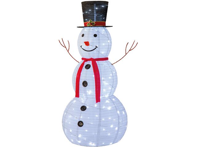Obrázek produktu Vánoční LED dekorace, sněhulák, 160 LED, 180cm, venkovní, Retlux