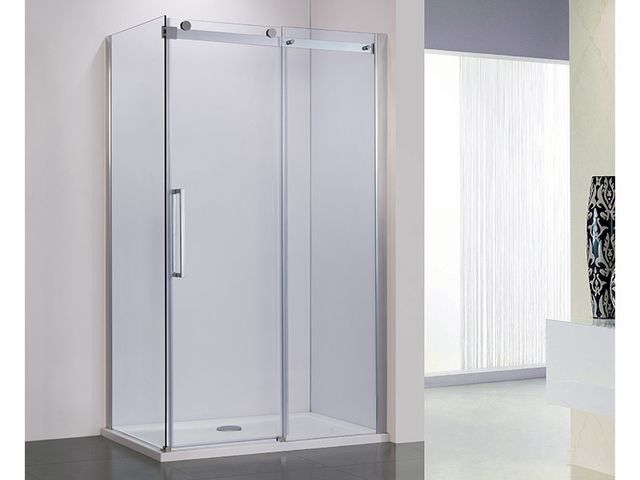 Obrázek produktu Dveře sprchové Columbus 120x195 cm, chrom, čiré sklo