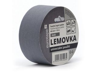 Páska kobercová lemovací textilní 48 mm x 10 m šedá
