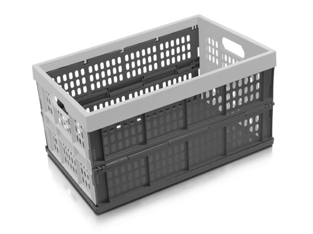 Obrázek produktu Přepravka skládací Soft line box 40 l měsíční šedá + kamenná šedá