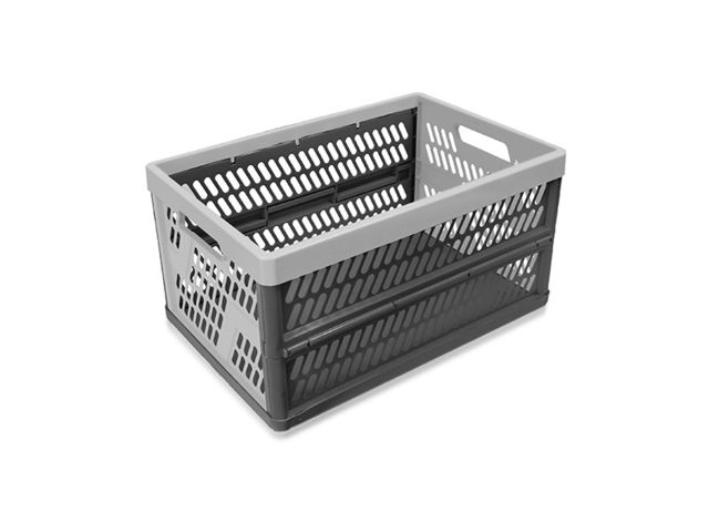 Obrázek produktu Přepravka skládací Soft line box 40 l měsíční šedá + kamenná šedá