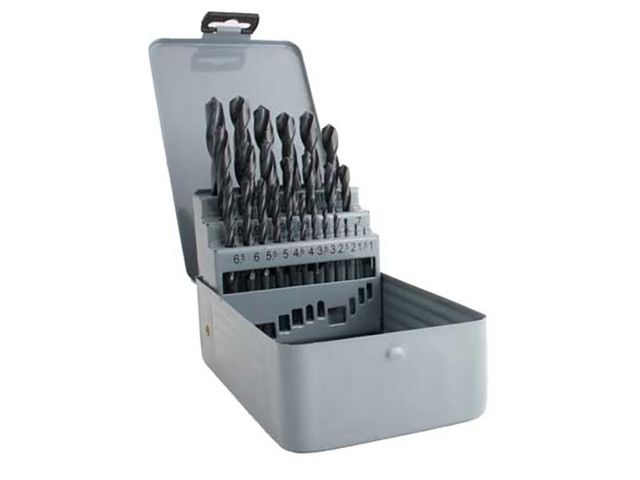 Obrázek produktu Sada vrtáků HSS (25ks/1,0-13,0mm)/ plech
