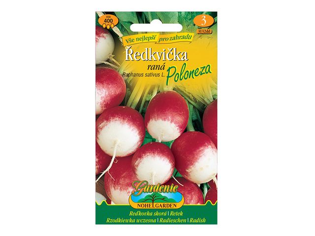 Obrázek produktu Ředkvička červenobílá POLONEZA, semínka