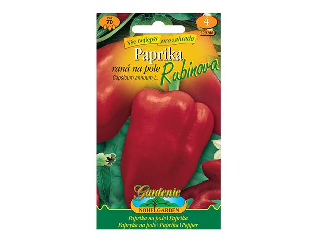 Obrázek produktu Paprika zeleninová raná RUBINOVA, semínka