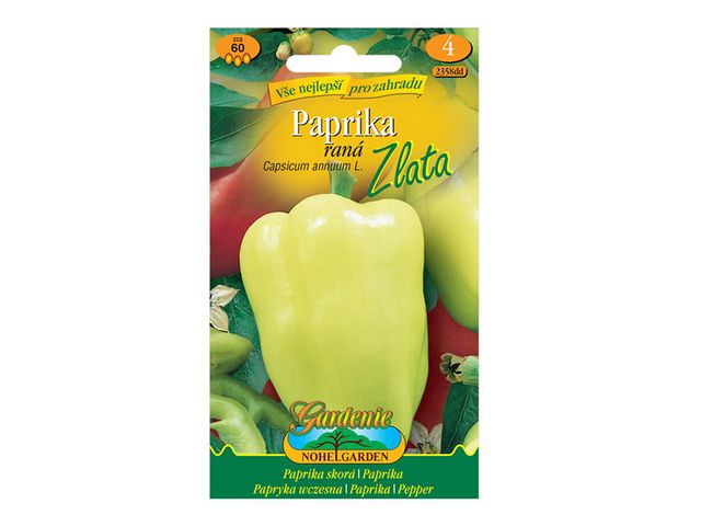 Obrázek produktu Paprika zeleninová raná žlutá ZLATA, semínka