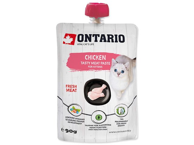 Obrázek produktu Pasta Ontario Kitten Chicken Fresh Meat Paste 90g