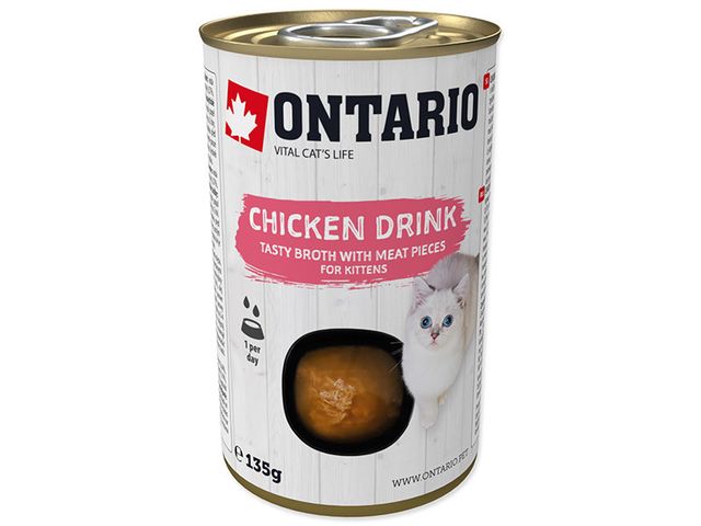 Obrázek produktu Nápoj Ontario Kitten Drink Chicken 135g
