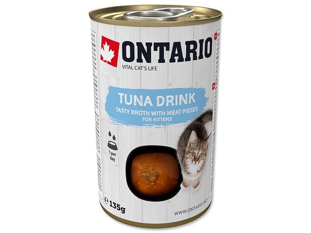 Obrázek produktu Nápoj Ontario Kitten Drink Tuna 135g