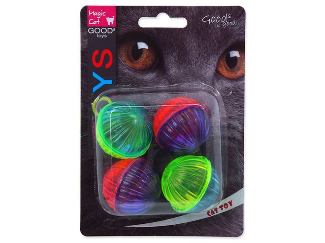 Obrázek produktu Hračka MAGIC CAT míček lesklý plastový chrastící 3,75cm