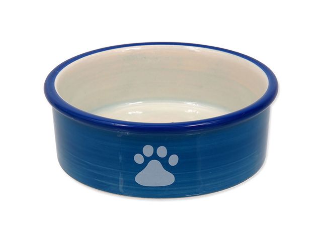 Obrázek produktu Miska MAGIC CAT keramická kočičí tlapka modrá 12,5 cm