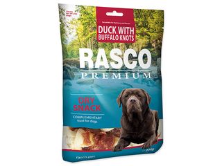 Pochoutka Rasco Premium uzle bůvolí 5cm s kachním masem 230g