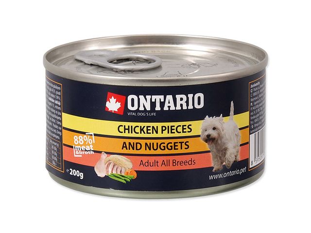 Obrázek produktu Konzerva Ontario Chicken Pieces + Chicken Nugget 200g