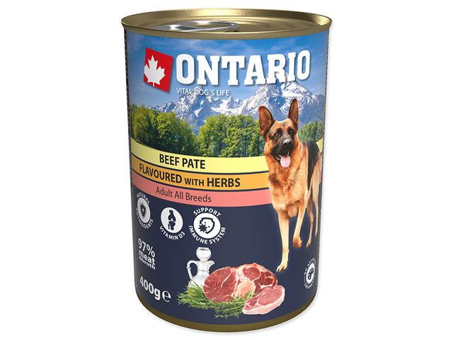 Obrázek produktu Konzerva Ontario Beef Pate flavoured with Herbs 400g