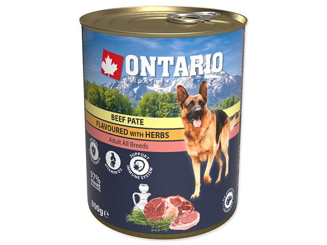 Obrázek produktu Konzerva Ontario Beef Pate flavoured with Herbs 800g