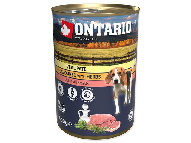 Obrázek produktu Konzerva Ontario Veal Pate Flavoured with Herbs 400g