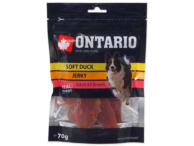Obrázek produktu Tyčinka na žvýkání Ontario Snack Soft Duck Jerky 70g