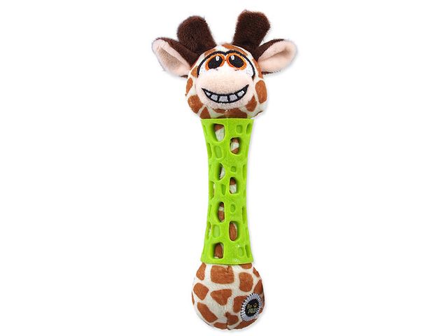 Obrázek produktu Hračka BeFun pro štěňata TPR+plyš žirafa 17cm