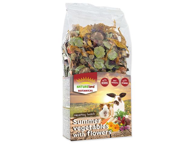 Obrázek produktu Pochoutka NL Botanical letní zelenina s květy 100g