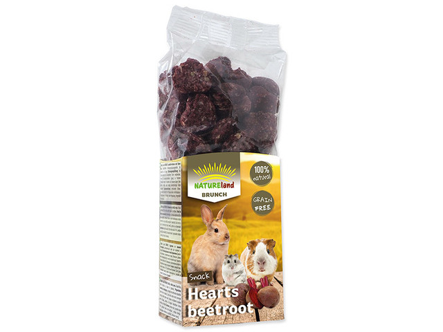 Obrázek produktu Pochoutka NL Brunch srdíčka s červenou řepou 150g