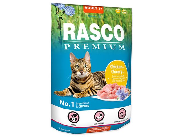 Obrázek produktu Krmivo pro kočky Rasco Premium, Chicken, Chicori Root 400g