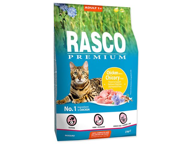 Obrázek produktu Krmivo pro kočky Rasco Premium, Chicken, Chicori Root 2kg