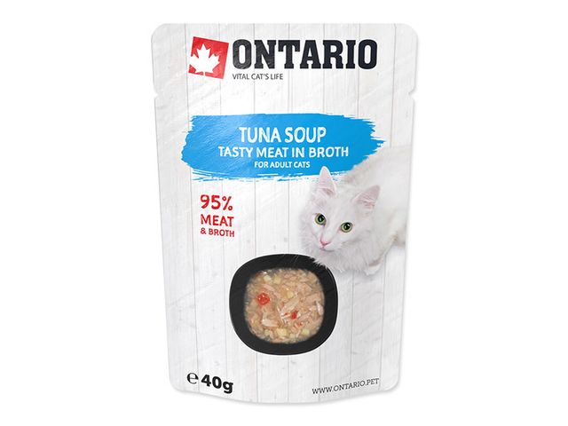 Obrázek produktu Konzerva Ontario Cat Soup Tuna with vegetables 40g