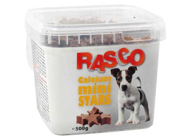 Obrázek produktu Pochoutka Rasco mini hvězdičky kalciové 0,7cm 500g