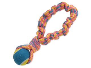 Přetahovadlo DF barevné + tenisák vzor 2, 28cm
