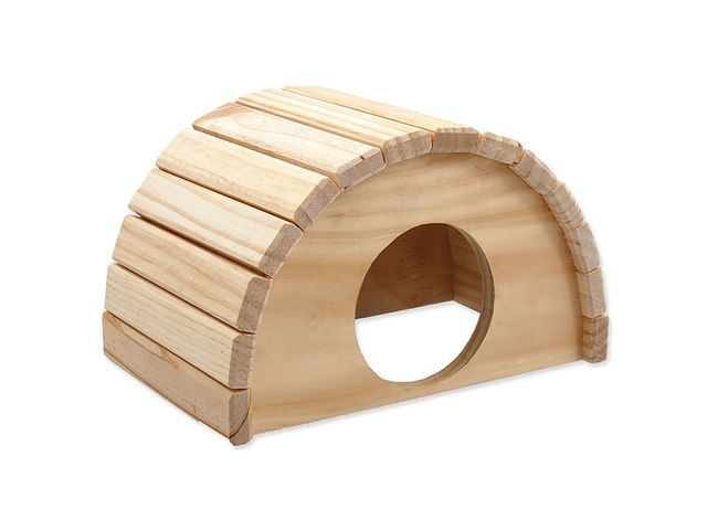 Obrázek produktu Domek SA Půlkruh dřevěný 24x17x15cm