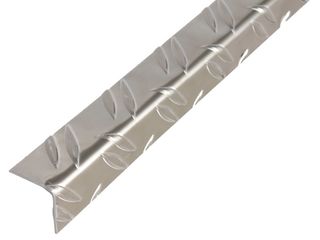 Profil L ALU drážkovaný, 23,5 x 23,5 x 1,5 mm / 2 m, přírodní