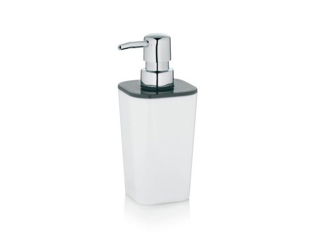 Obrázek produktu Dávkovač mýdla Nuria 350 ml, bílá/šedá, PS-plast