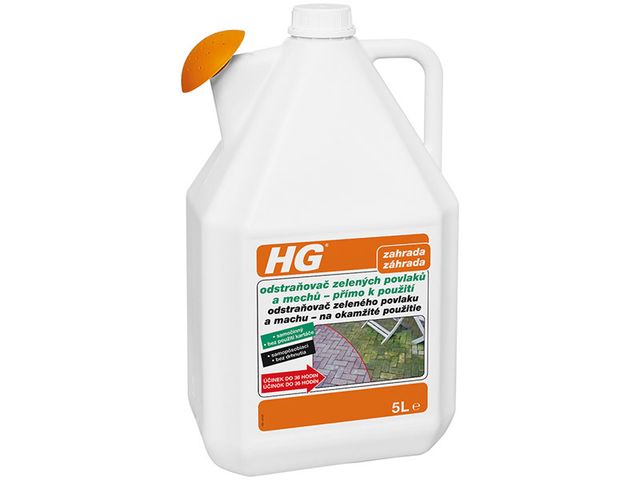 Obrázek produktu HG odstraňovač zelených povlaků a mechů 5l